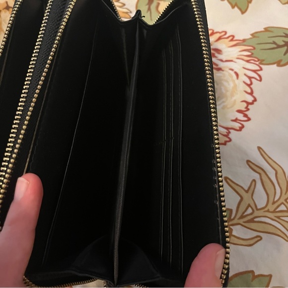 NWOT Croc Wristlet Wallet Black Vegan - Picture 7 of 8